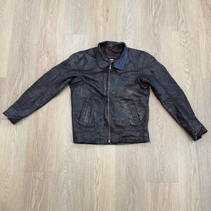 Men's Gallanto Black Leather jacket